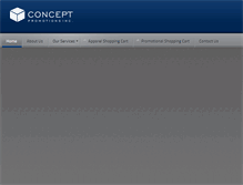 Tablet Screenshot of conceptpromotions.net