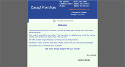 Desktop Screenshot of conceptpromotions.com
